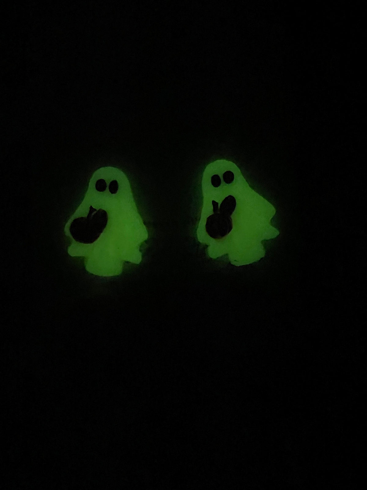 Glow Ghost Studs
