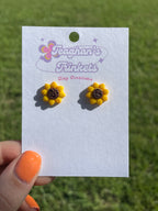 Sunflower Studs