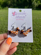 Pumpkin Checker Dachshunds