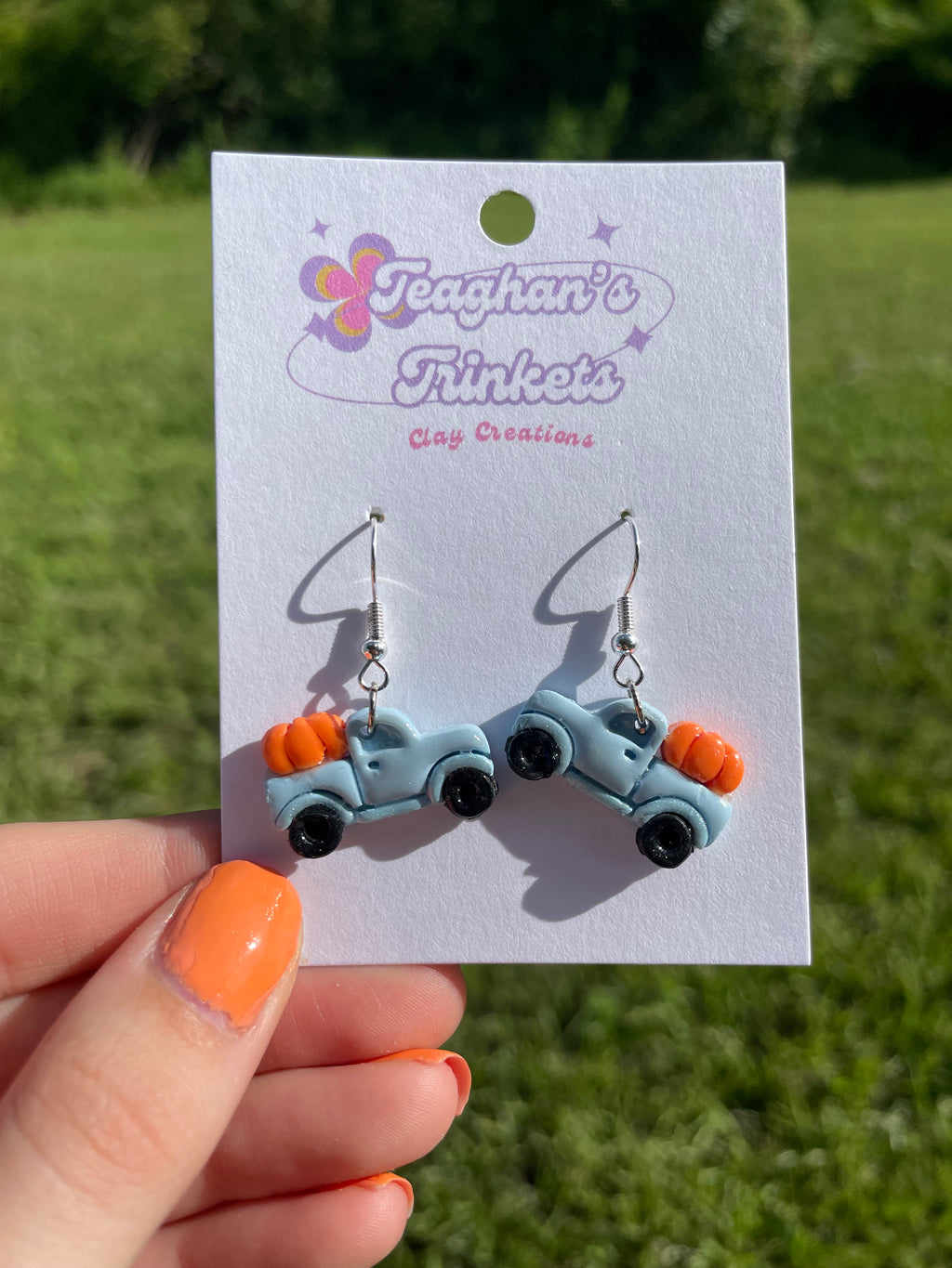 Pumpkin Truck Dangles