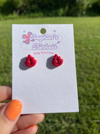 Red Leaf Studs